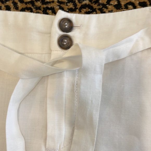 WHITE LINEN skirt. - Picture 2 of 6